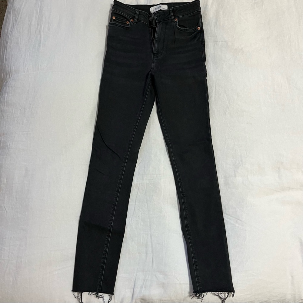 Zara black skinny jeans